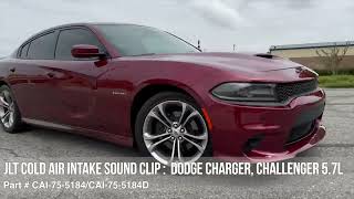 How It Sounds: JLT Cold Air Intake For 2011-23 Dodge Charger, Challenger 5.7L