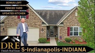 5911 Edelle Dr Indianapolis Indiana | Updated Kitchen | Fenced back yard | Vault Ceiling | Loft