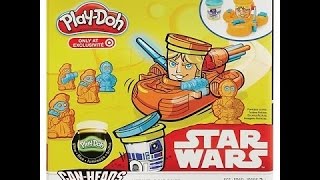 Play Doh Can Heads Luke Skywalker & R2D2