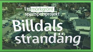 Mörkgröna villor i Billdals Strandäng, Göteborg