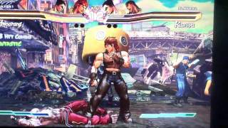 Street Fighter X Tekken Hwo Kaz VS  Kaz Ryu) Part 1