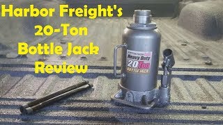 Review on Harbor Freight's 20 Ton Hydraulic Bottle Jack