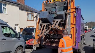 The B Team!! Dennis Elite 6 Refuse Trucks on GMP/Black bins, OWC/OZW