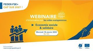 Vidéo webinaire économie sociale et solidaire