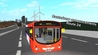 Canterbury & District | Announcements on the 24 | Roblox