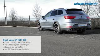 Seat Leon ST Cupra 300 4Drive EISENMANN Exhaust Systems - Soundfile #1