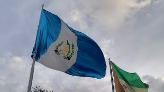 Izada de la bandera nacional de Guatemala en Huehuetenango 🇬🇹 / 14 de septiembre 2023