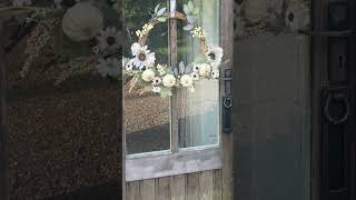 Quick little front door Autumnal ❤️ #cottagecore #cottagegarden #cottagelife #garden #gardening