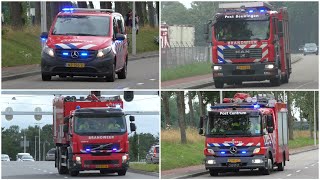 [Grote brand] Brandweer rukt groots uit voor vrachtwagens in brand op Nijmeegs industrieterrein