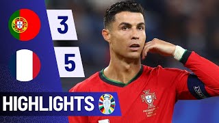 Portugal vs France 0-0 (3-5) | All Goals & euro 2024 Full Match + PENALTY SHOOTOUT | EURO 2024 HD |