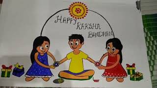 Try this amazing drawing this Raksha Bandhan#RakshaBandhan #schoolproject#Rakhi