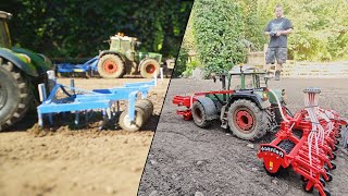 ECHTE Gras-ANSAAT im Garten mit RC Modellen - Lets Play RC Farming #26