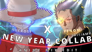 New Year Collab With My Friend @v3nomsenpai -Kesha TikTok (Edit/AMV) Anime Mix!