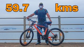 Uran to Mumbai on Montra Madrock (26T) Cycle - Covering 59.7 kms