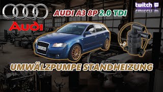 Audi A3 8P 2.0 TDI | Die Umwälzpumpe erneuern - Mehr Probleme als gewollt 😖 pfusch ab Werk! 😤