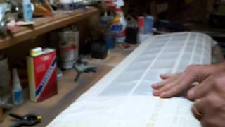 Applying Silk on RC Airplane Covering Old School Dope Part 1