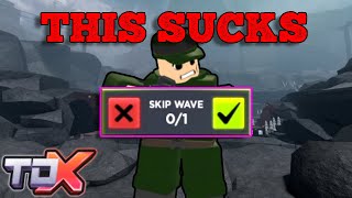 TDX's Problem With Wave Skips