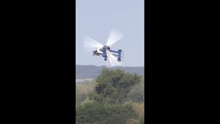 Roller Coaster flight with spraying helicopter #shorts