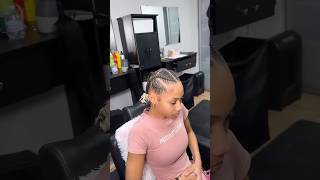 POV: this style only took 1 hour 30 mins😱 #feedinbraids #hairstyles #trendingshorts #fyp #fypage