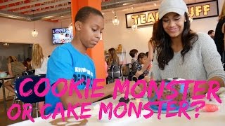 Cookie Monster or Cake Monster? | Nia Sioux