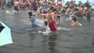 Habitat for Humanity Polar Bear Dip 2011 with @BigThinkerJon