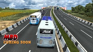 Bus Driving on National Highway || MBD v6.1 || Ets2 1.44