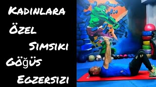 KADINLARA ÖZEL GÖĞÜS EGZERSİZİ.12 Dakika'da Pet Şişe ile Sımsıkı Göğüsler