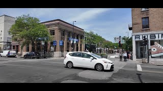 Walking From Av. Papineau To Rue Berri By Via Ave Mount-Royal In Montreal, Canada