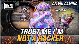 PRO PLAYERS CALLING ME HACKER IN ALL CHAT AFTER I WIPES THEM | BGMI | GELVIN GAMING