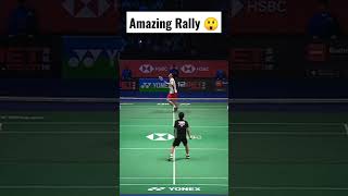 Amazing Rally between Lee Zii Jia vs Kodai Naraoka 😲 #shorts #badminton #leeziijia #kodainaraoka