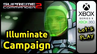 Supreme Commander 2 - Illuminate Campaign: Mission 3 & 4 - Let's Play (Xbox 360/Xbox Series X)