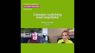 Switch negotiator in a procurement process - Mike Lander