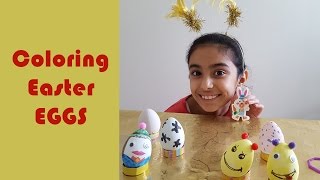 Coloring Easter Eggs - Easter Egg Painting by Harnoor