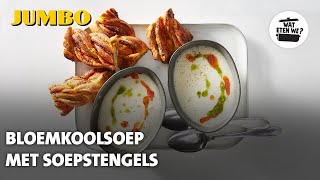 Wat eten we? Bloemkoolsoep met soepstengels