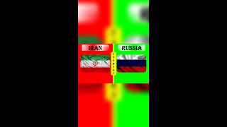 RUSSIA vs IRAN Military Power Comparison 2022 #shorts II RUSSIAN ARMY vs IRAN ARMY 2022 #shorts