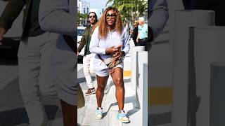 Serena Williams looking Effortlessly Beautiful in a matching lilac Nike two piece💘❤️#shorts