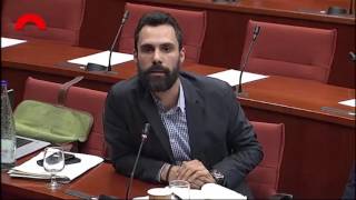 Roger Torrent - Comissió d'investigació sobre l'Operació Catalunya