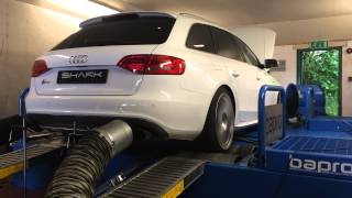 Audi S4 B8 3.0TFSI dyno run at Shark Performance with Milltek a Sport exhaust