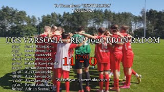 4 IX 2021 r.   UKS VARSOVIA  -  RKP 1926 BROŃ RADOM