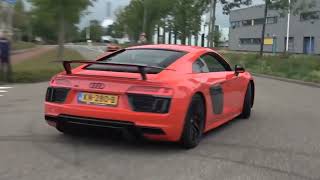 Best of Audi R8 sounds | Revs, Burnouts, and Drifts