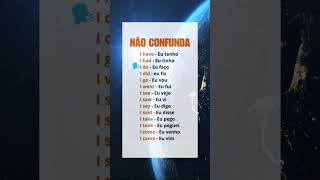 Não confundir em Inglês #shorts #ingles  #english #inglesbrasil #learnenglish #inglesdeverdade