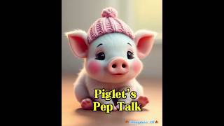 🐷 CUTEST PIGLET’S PEP TALK 🐷 #cute #cuteanimals #pig #baby