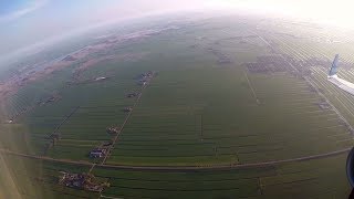 KLM Boeing 737 onboard landing at Amsterdam Airport | KL1838