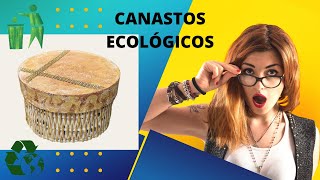 CANASTOS ECOLÓGICOS, MULTIFUNCIONALES Y DECORATIVOS// Gisela Pacheco De Angel