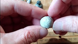 Brown Bess colonial musket Ball metal detecting ⚪