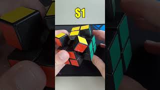 $1 Rubik's Cube VS $100 Rubik's Cube