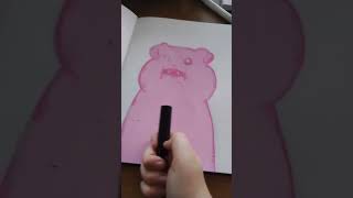 Drawing waddles the pig from gravity falls with posca markers#art #trending#posca #gravityfalls