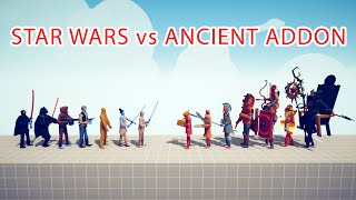 STAR WARS TEAM vs ANCIENT ADDON TEAM - Totally Accurate Battle Simulator TABS