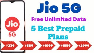 Jio 5G Recharge Plan 2023: If you have a 5G phone, these 5 plans are the best