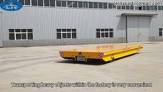 This is a trackless transfer cart with a load capacity of 30 tons